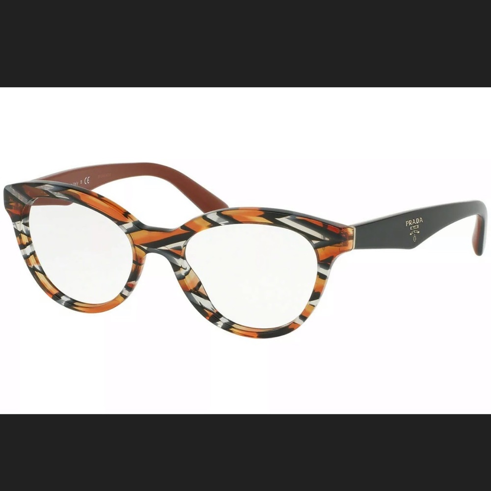 Authentic PRADA Eyeglasses BROWN *NEW*  50mm